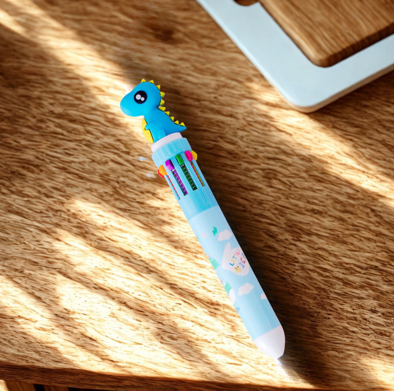 Stylo bille 10 couleurs kawaii motif licorne ou patte de chat