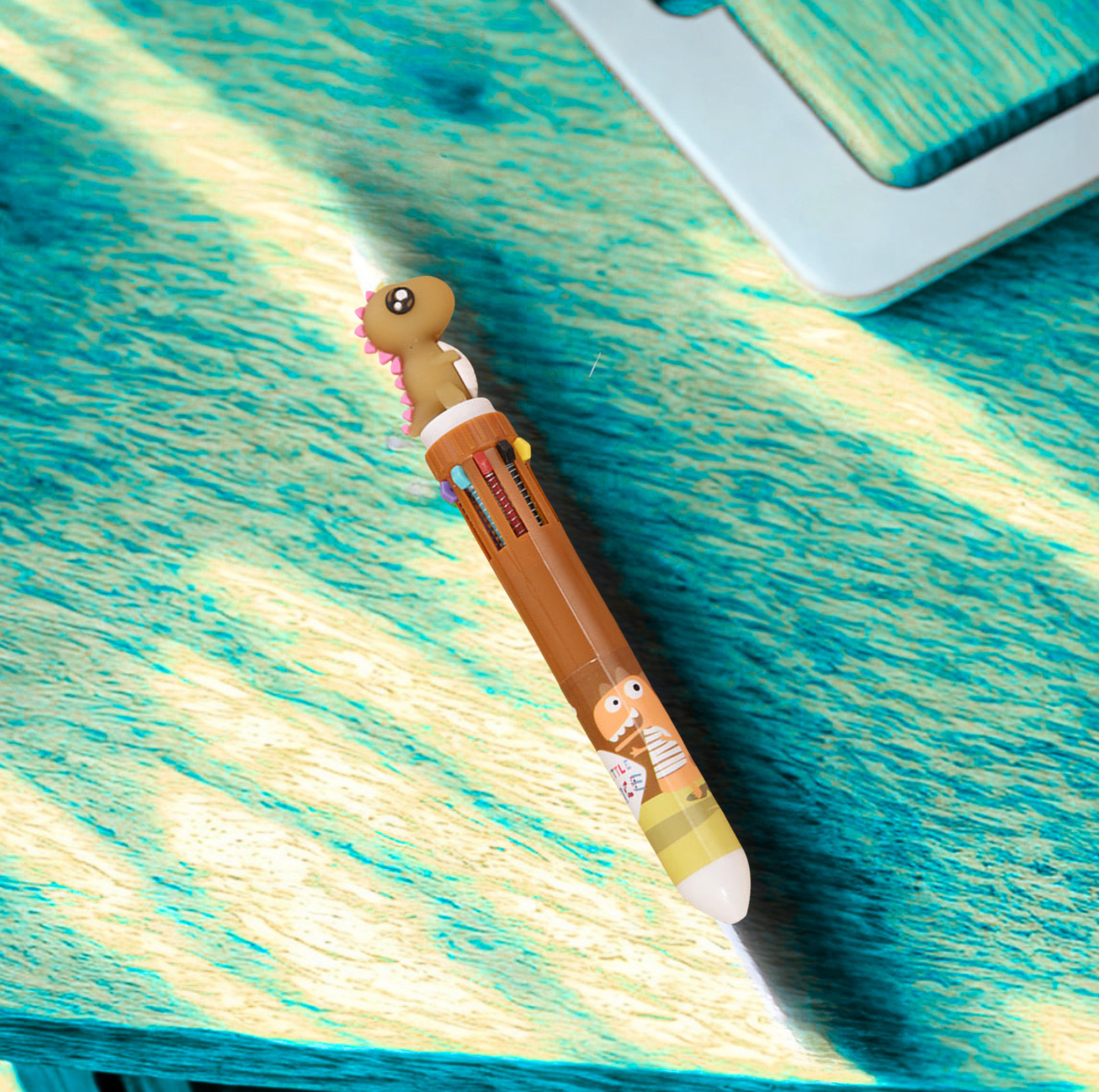Stylo bille 10 couleurs kawaii motif licorne ou patte de chat