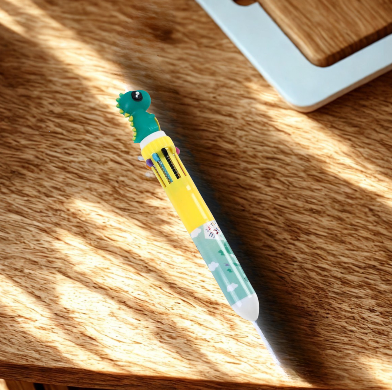 Stylo bille 10 couleurs kawaii motif licorne ou patte de chat