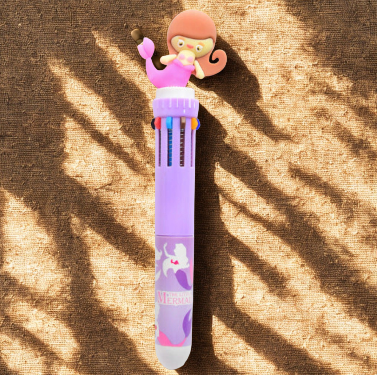 Stylo bille 10 couleurs kawaii motif licorne ou patte de chat