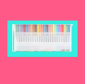 Surligneurs double pointe pastel coffret 25 couleurs