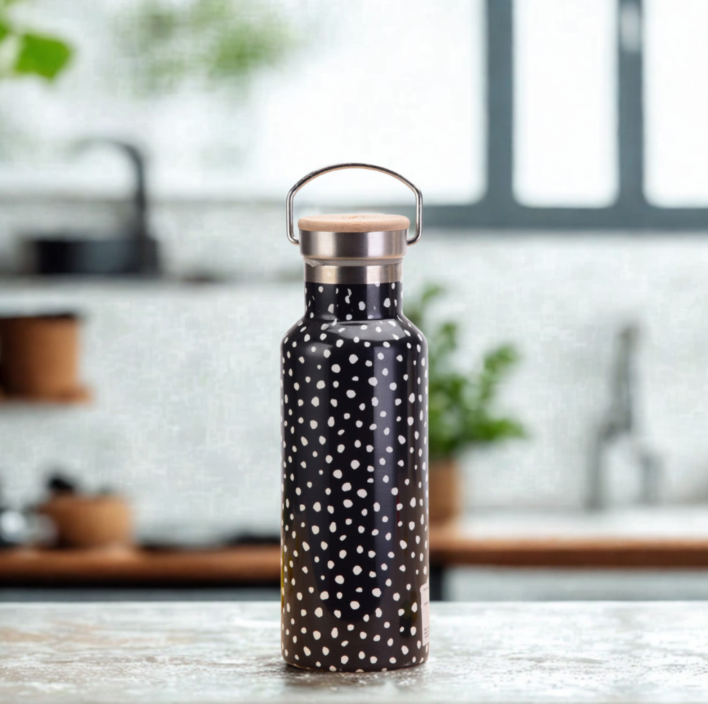 Gourde isotherme inox 500ml motifs floraux