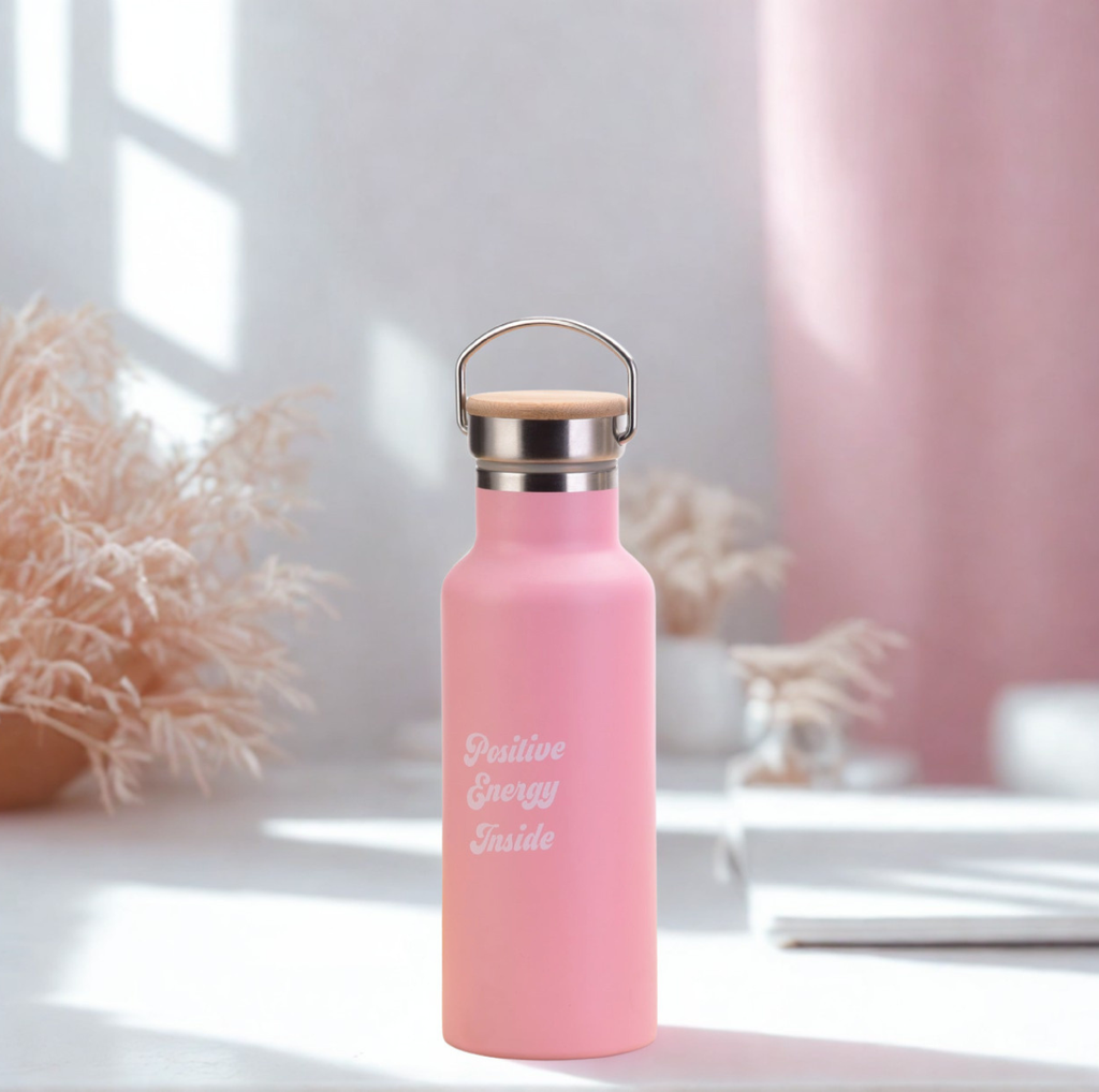 Gourde isotherme inox 500ml motifs floraux