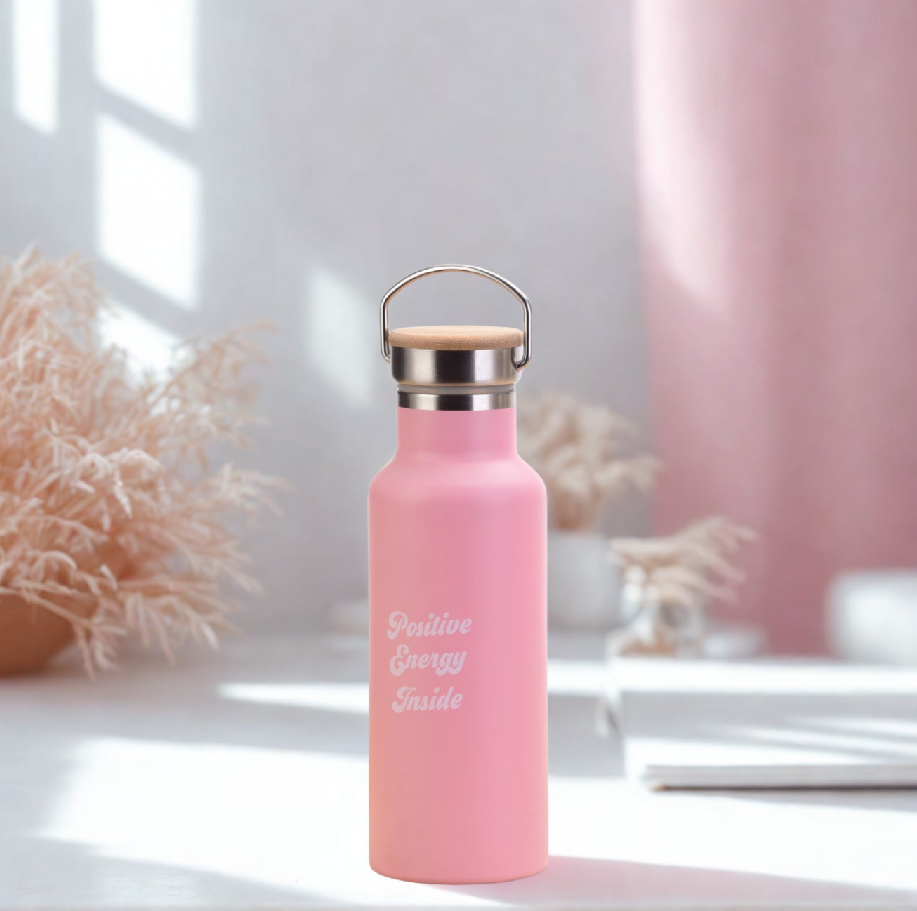 Gourde isotherme inox 500ml motifs floraux