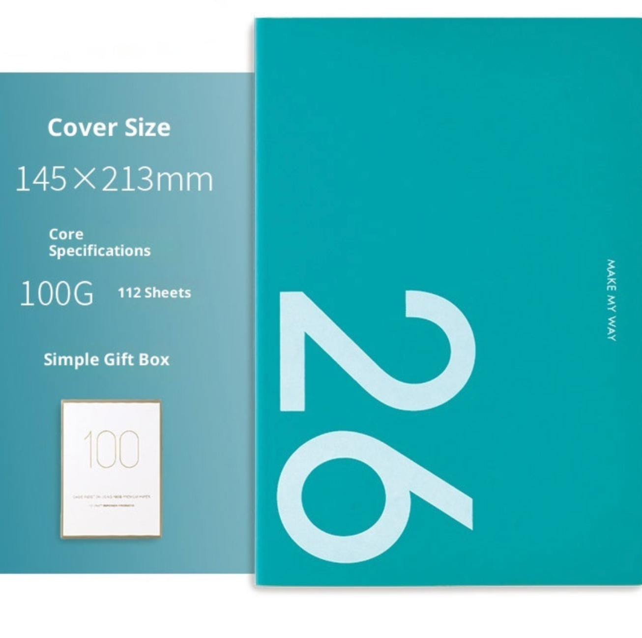 Agenda A5 simili cuir planning hebdomadaire 2 pages par semaine