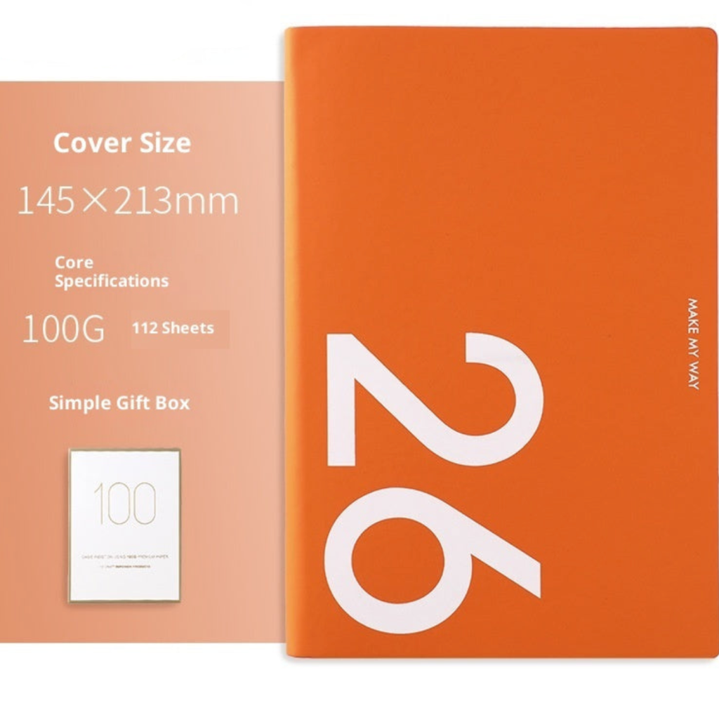 Agenda A5 simili cuir planning hebdomadaire 2 pages par semaine