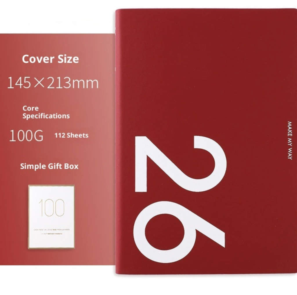 Agenda A5 simili cuir planning hebdomadaire 2 pages par semaine