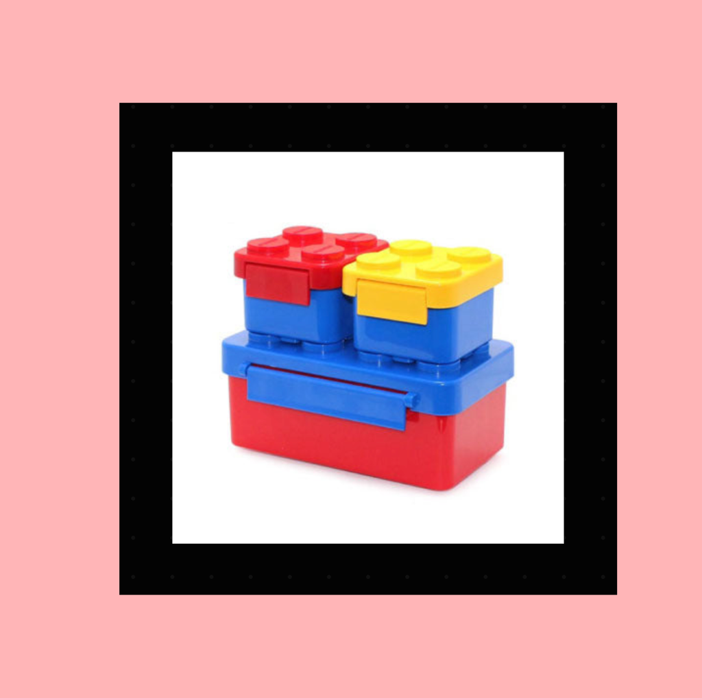 Set Boîtes à Lunch Briques de Construction Kawaii