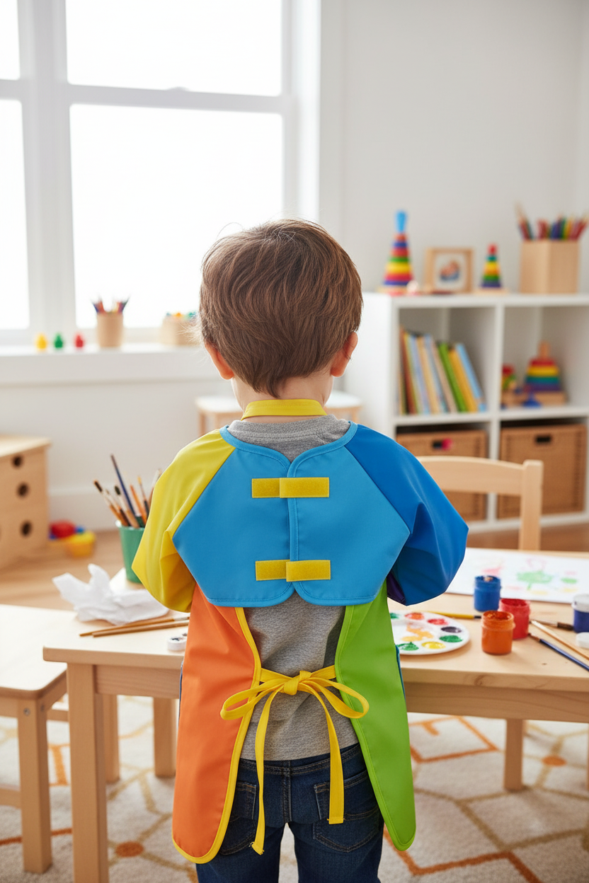 Fermeture tablier dos enfant