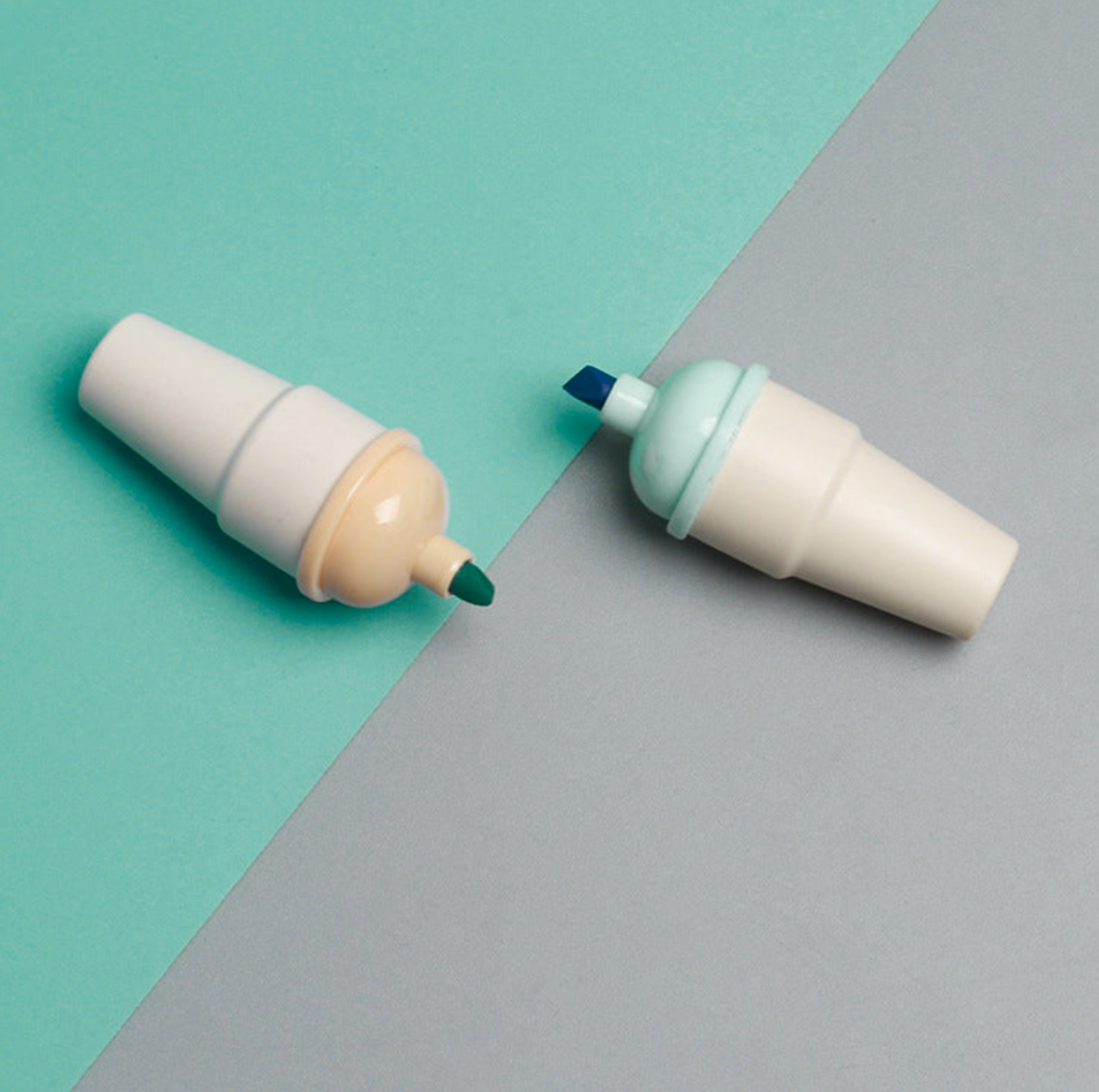 Surligneurs pastel set de 6 couleurs