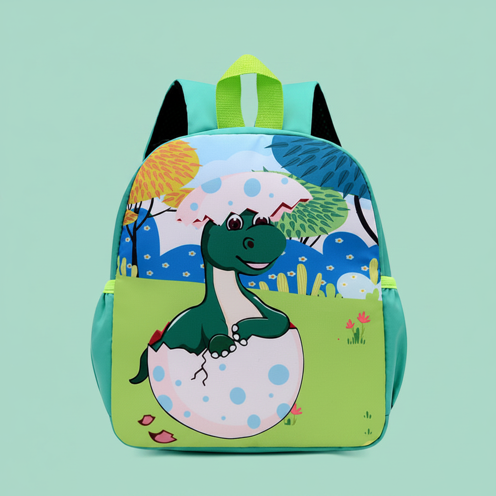 Sac à dos kawaii dinosaure vert