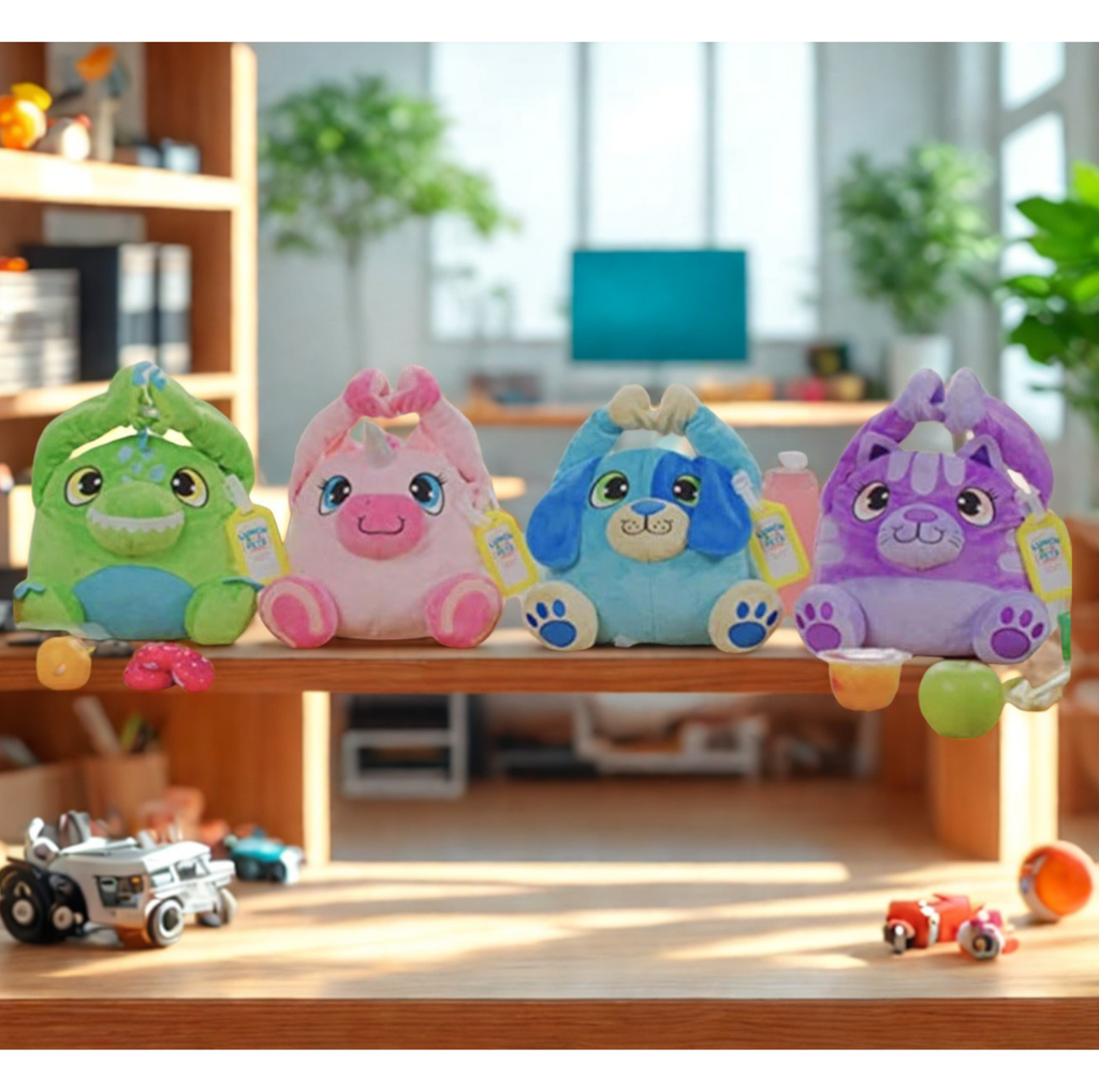 Sac à Goûter Isotherme Peluche Animaux Kawaii