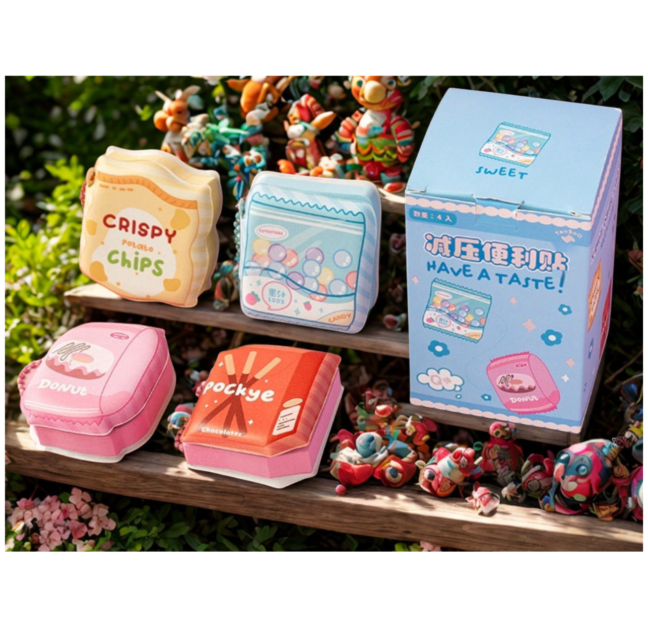 Bloc de post-it kawaii motifs mignons