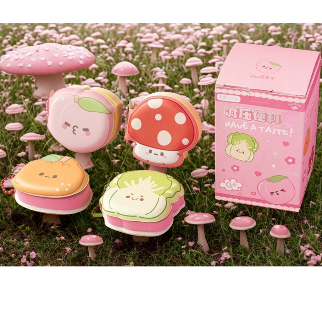 Bloc de post-it kawaii motifs mignons