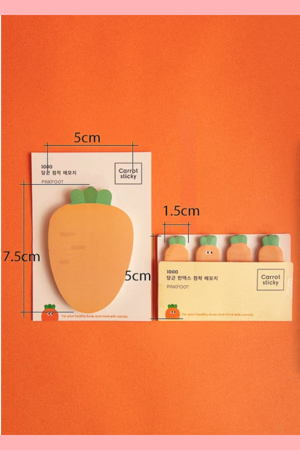 Post-it kawaii créatifs 1000 feuilles