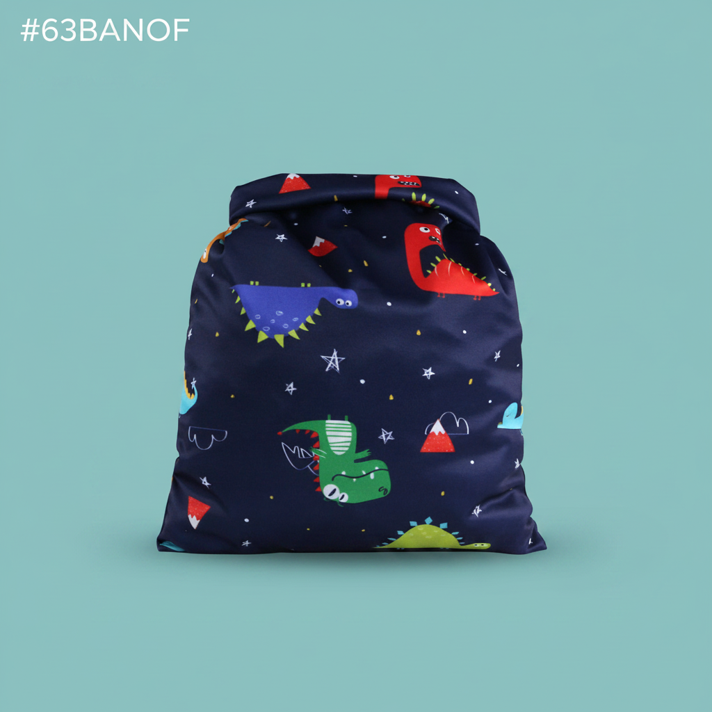 Sac dinos fond teal