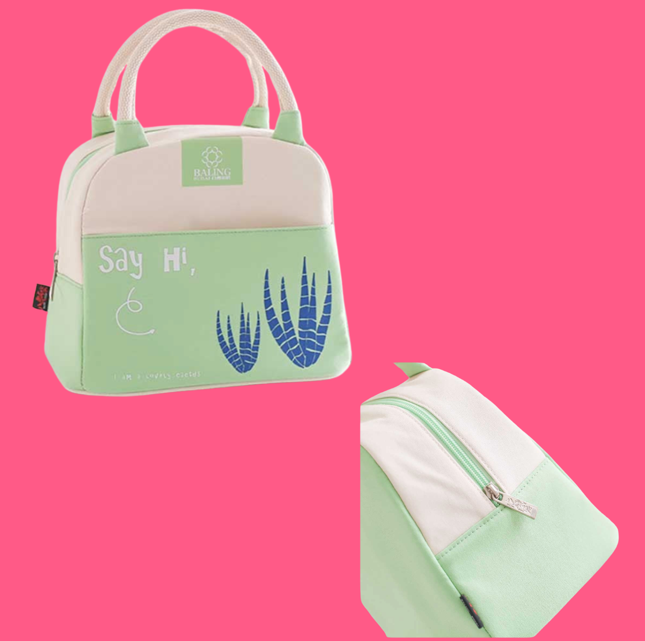 Sac à Lunch en Toile Canvas