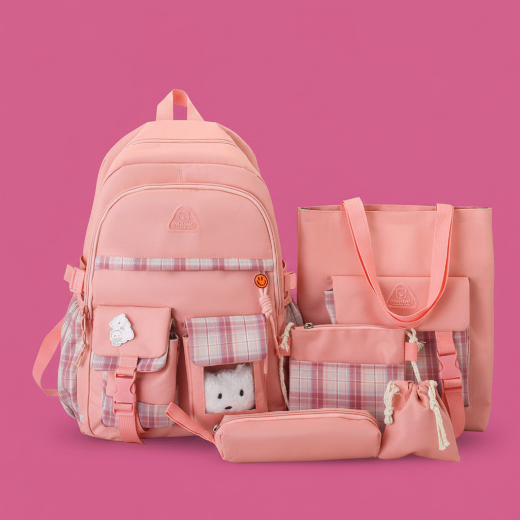 Set rose sans peluches