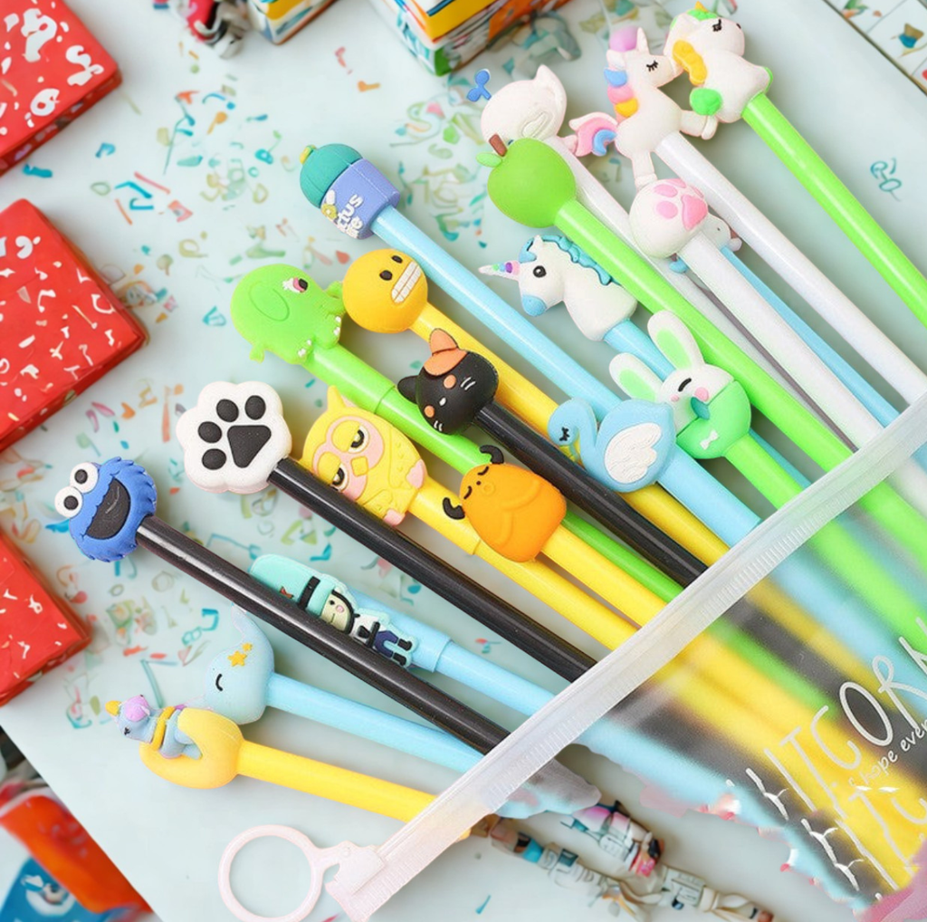 Stylos encre carbone pocket set kawaii