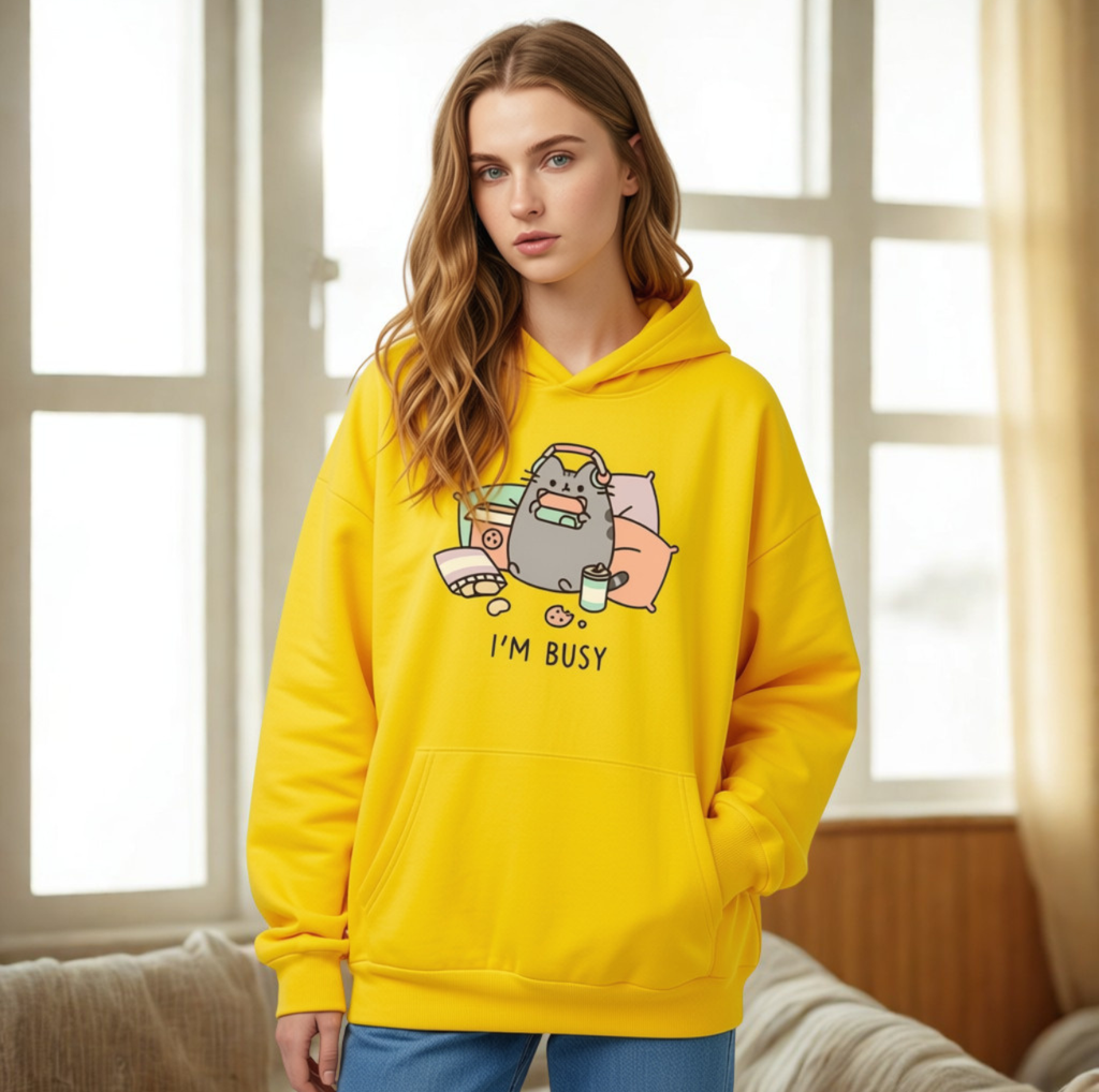 Hoodie Kawaii Chat Style Harajuku Manches Longues