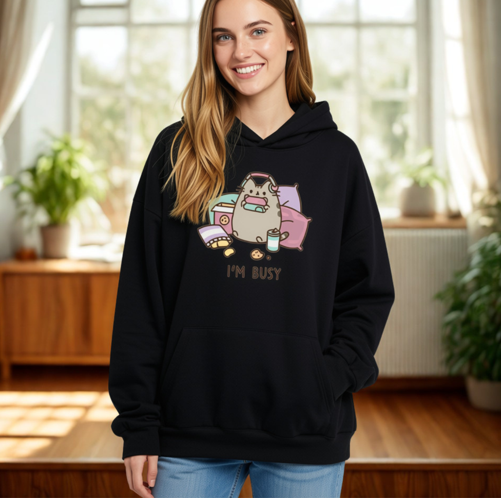 Hoodie Kawaii Chat Style Harajuku Manches Longues