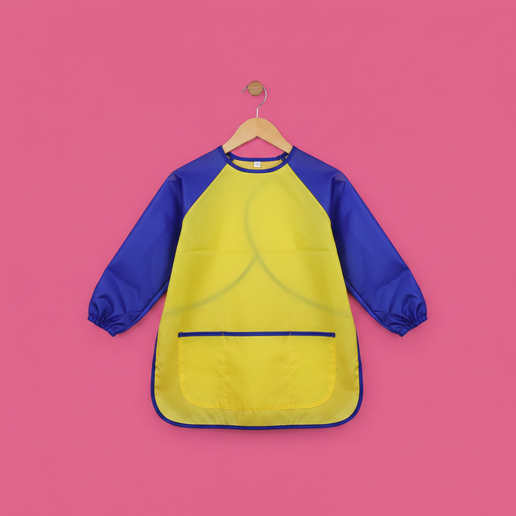 Tablier jaune bleu
